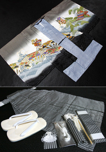 七五三着物 男児三歳用セット 新品73d3833