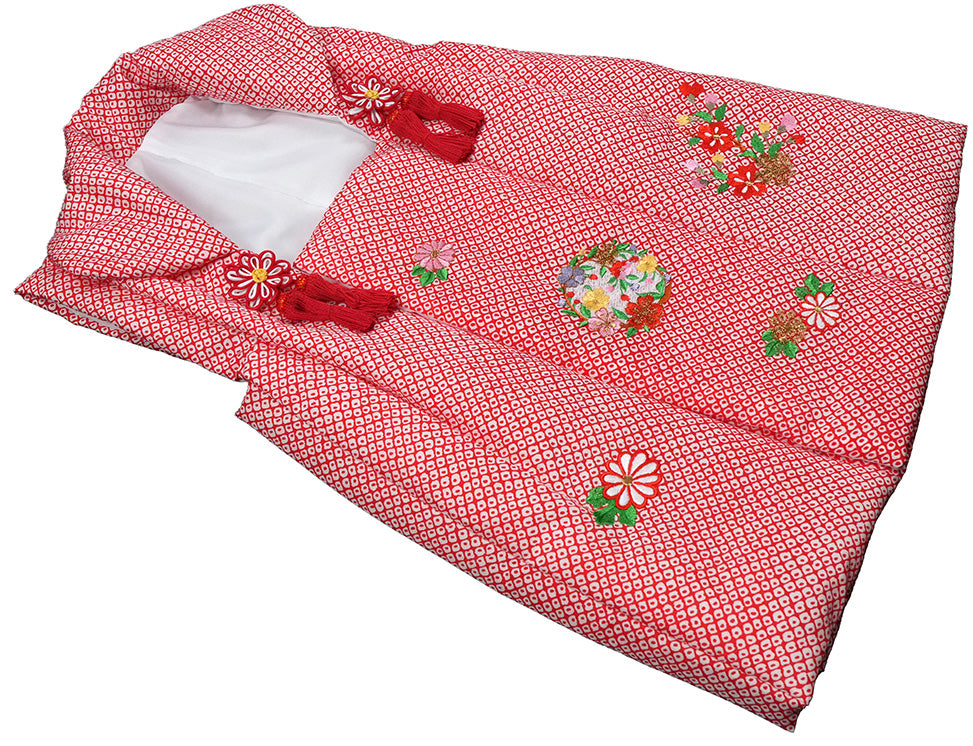 七五三 被布コート｜女の子 三歳用 小花刺繍 新品ht602 – あこがれゆめ