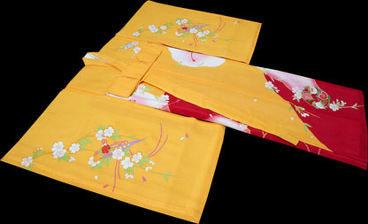 【夏専用】 絽 お宮参り 着物 女の子 正絹 祝着 初着 j722