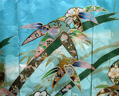 お宮参り 着物  男児祝着 正絹のしめ 初着 産着 新品d4008