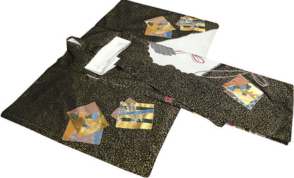 お宮参り 着物 男の子 男児祝着 正絹のしめ 初着 新品d2041