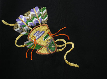 お宮参り 着物 男の子 正絹 祝着 のしめ 初着 産着 新品 d2123