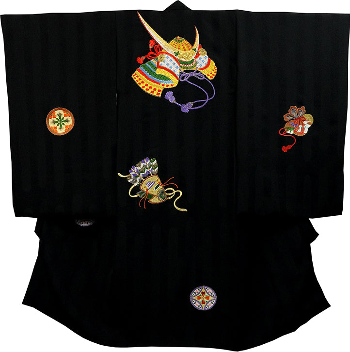 お宮参り 着物 男児祝着 正絹のしめ 初着 産着 新品d2144