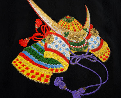 お宮参り 着物 男児祝着 正絹のしめ 初着 産着 新品d2144