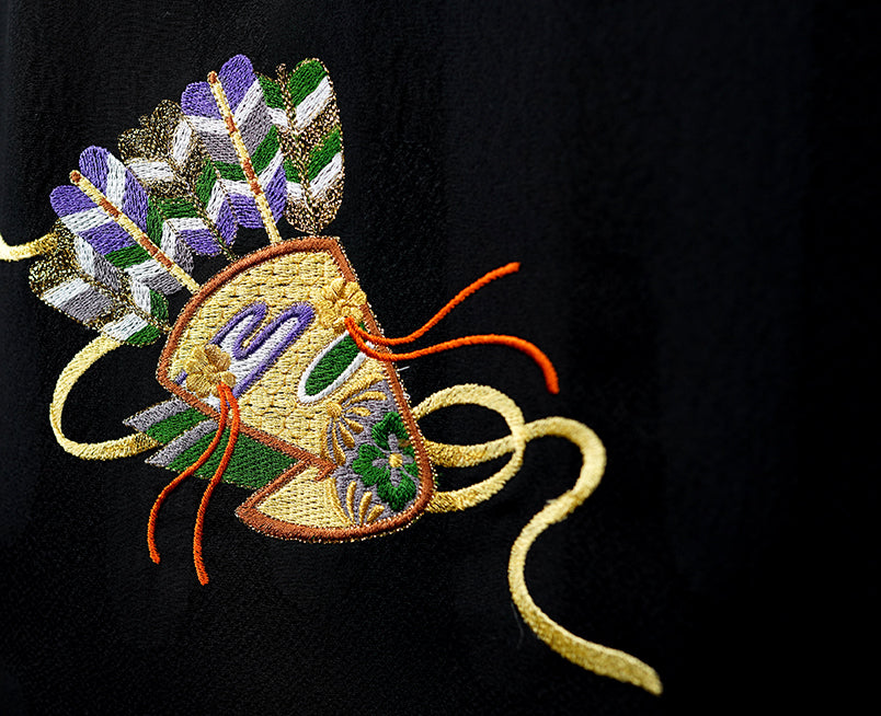 お宮参り 着物 男児祝着 正絹のしめ 初着 産着 新品d2144