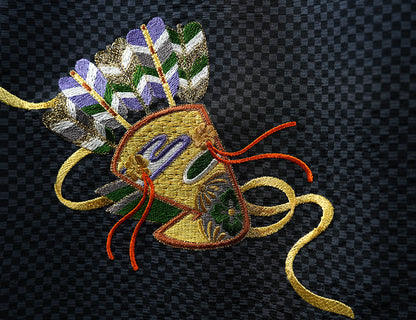 お宮参り 着物 男の子 男児祝着 正絹のしめ 初着 産着 新品d2145