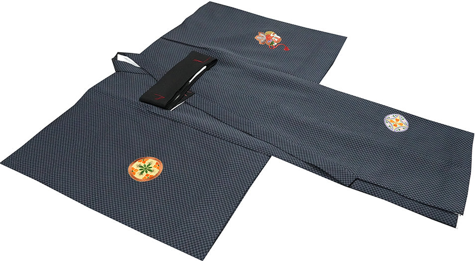 お宮参り 着物 男の子 男児祝着 正絹のしめ 初着 産着 新品d2145