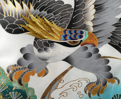 お宮参り 着物 男の子 男児祝着 正絹のしめ 初着 産着 新品d32058