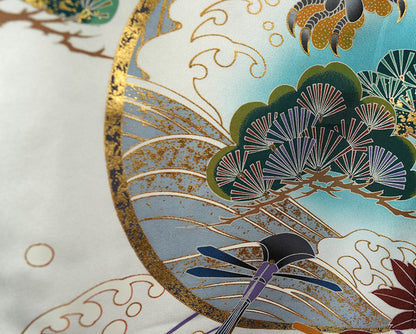 お宮参り 着物 男の子 男児祝着 正絹のしめ 初着 産着 新品d32058