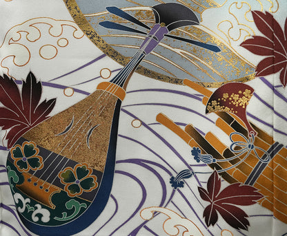 お宮参り 着物 男の子 男児祝着 正絹のしめ 初着 産着 新品d32058