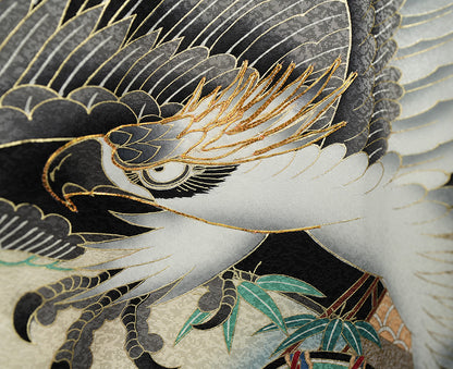 お宮参り 着物 男の子 男児祝着 正絹のしめ 初着 新品d32065