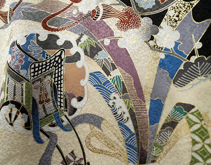 お宮参り 着物 男の子 男児祝着 正絹のしめ 初着 新品d32066