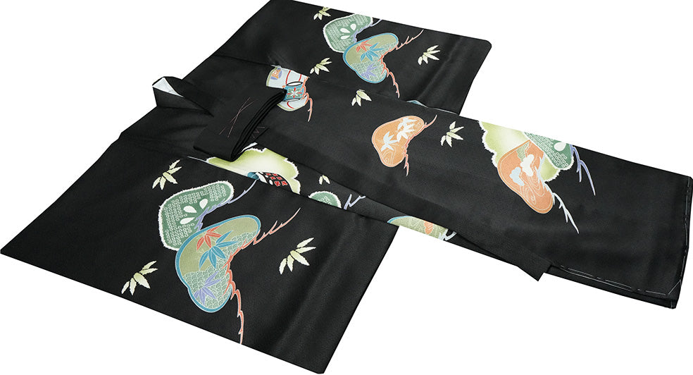 お宮参り 着物 男の子 男児祝着 正絹のしめ 初着 新品d53010