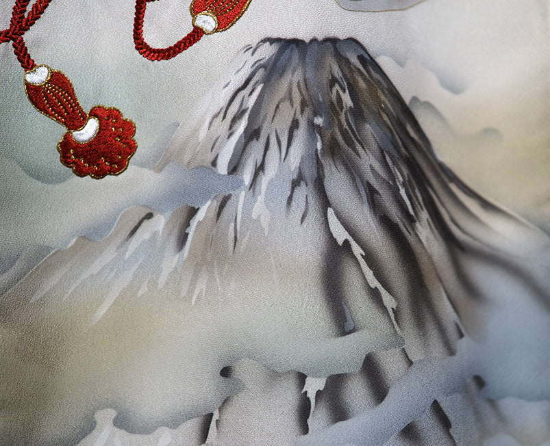 お宮参り着物 男児祝着 正絹のしめ 初着 産着 新品d7805