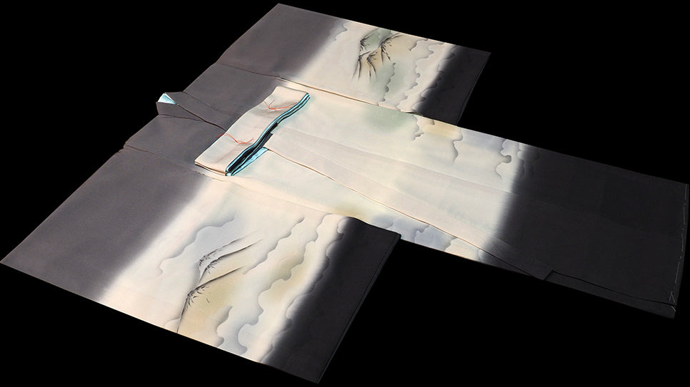 お宮参り着物 男児祝着 正絹のしめ 初着 産着 新品d7805