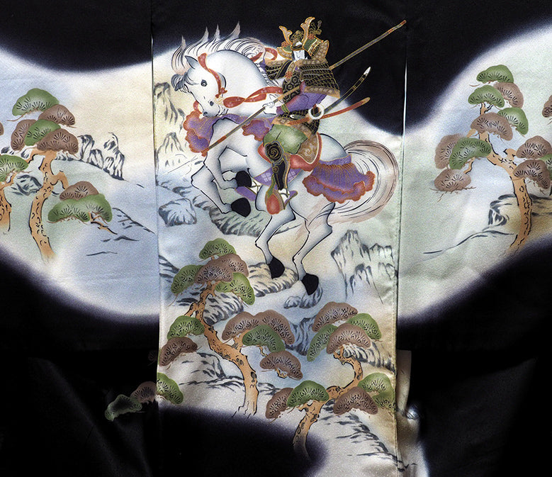 お宮参り着物 男児祝着 正絹のしめ 初着 産着 新品d7808