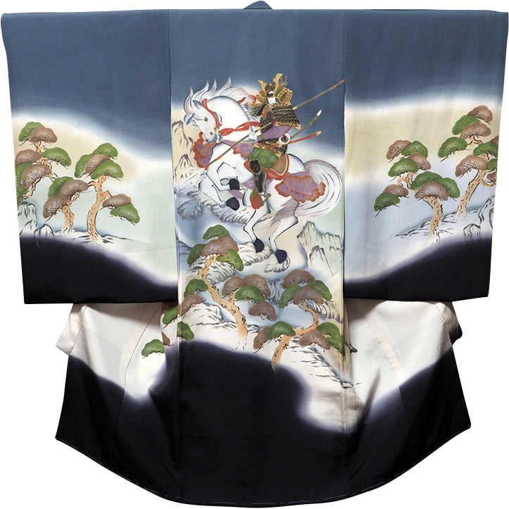 お宮参り着物 男児祝着 正絹のしめ 初着 産着 新品d7809