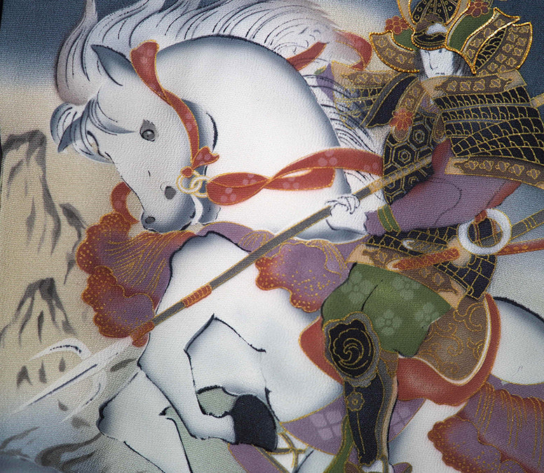 お宮参り着物 男児祝着 正絹のしめ 初着 産着 新品d7809