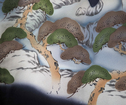 お宮参り着物 男児祝着 正絹のしめ 初着 産着 新品d7809