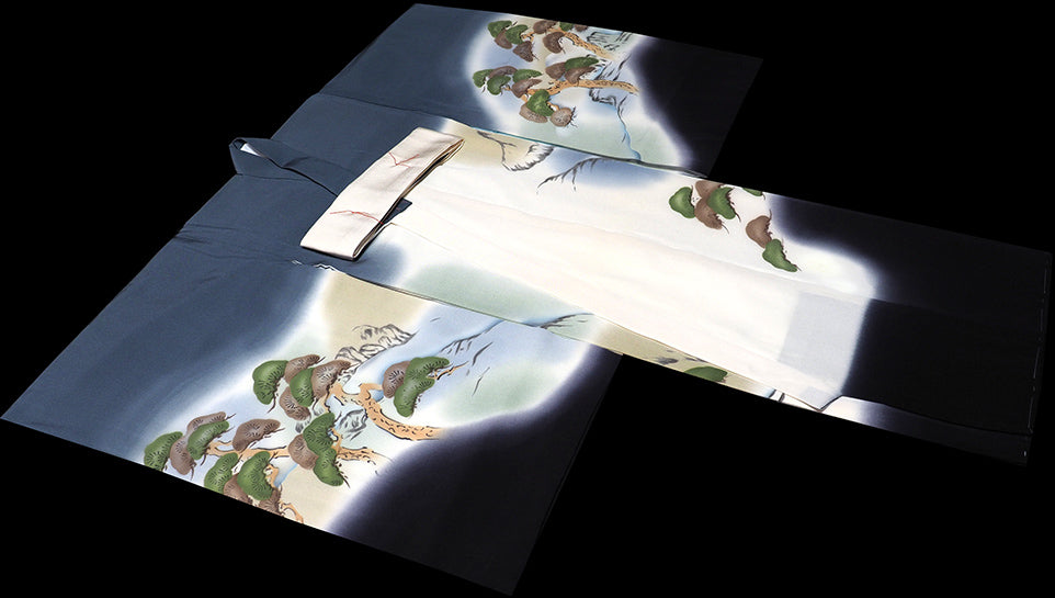 お宮参り着物 男児祝着 正絹のしめ 初着 産着 新品d7809