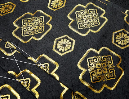 七五三 五歳 男児用 金襴袴セット 新品 7点セットhk120