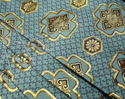 七五三 五歳 男児用 金襴袴セット 新品 7点セットhk123