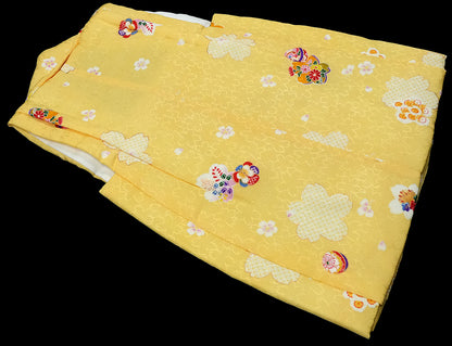 七五三 女児三歳用被布セット正絹 初節句 新品ht184