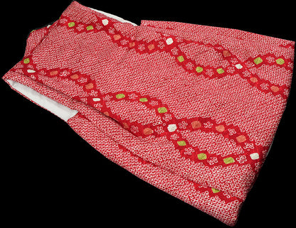 七五三 3歳 女の子 正絹 赤 被布コート 絞りht324