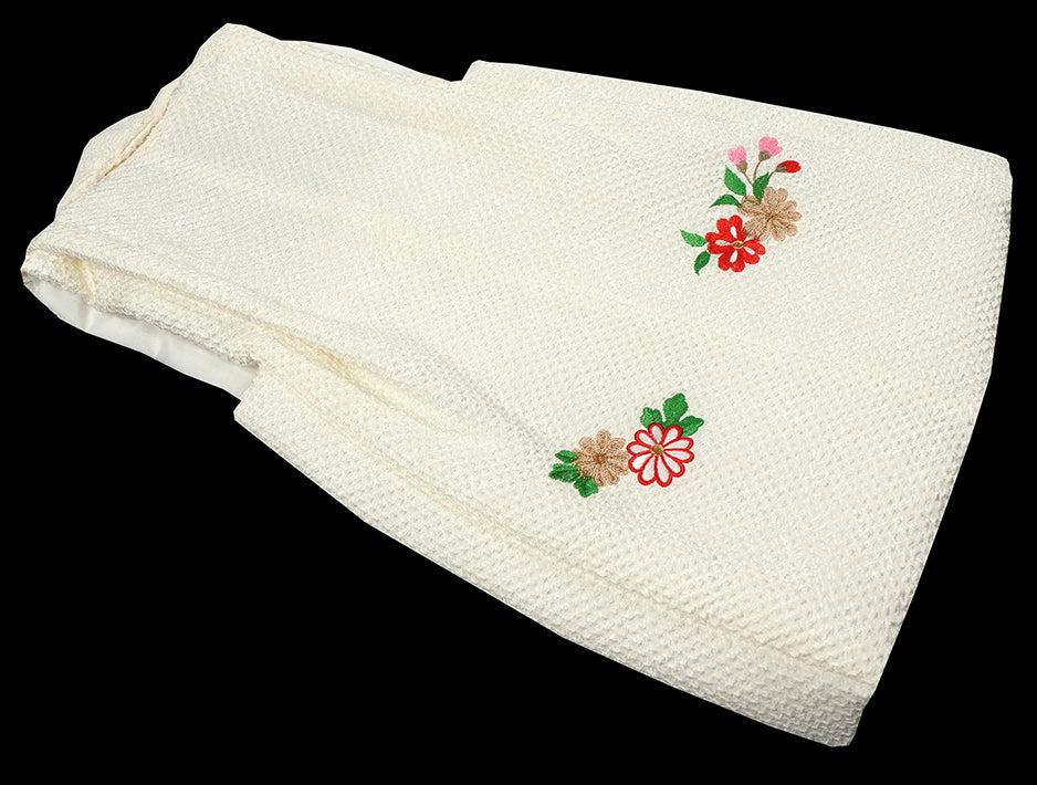 七五三 女児三歳用 被布コート  正絹 絞り 新品ht325