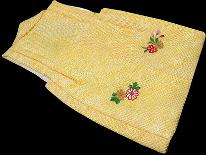 七五三 女児三歳用 被布コート  正絹 絞り 新品ht326