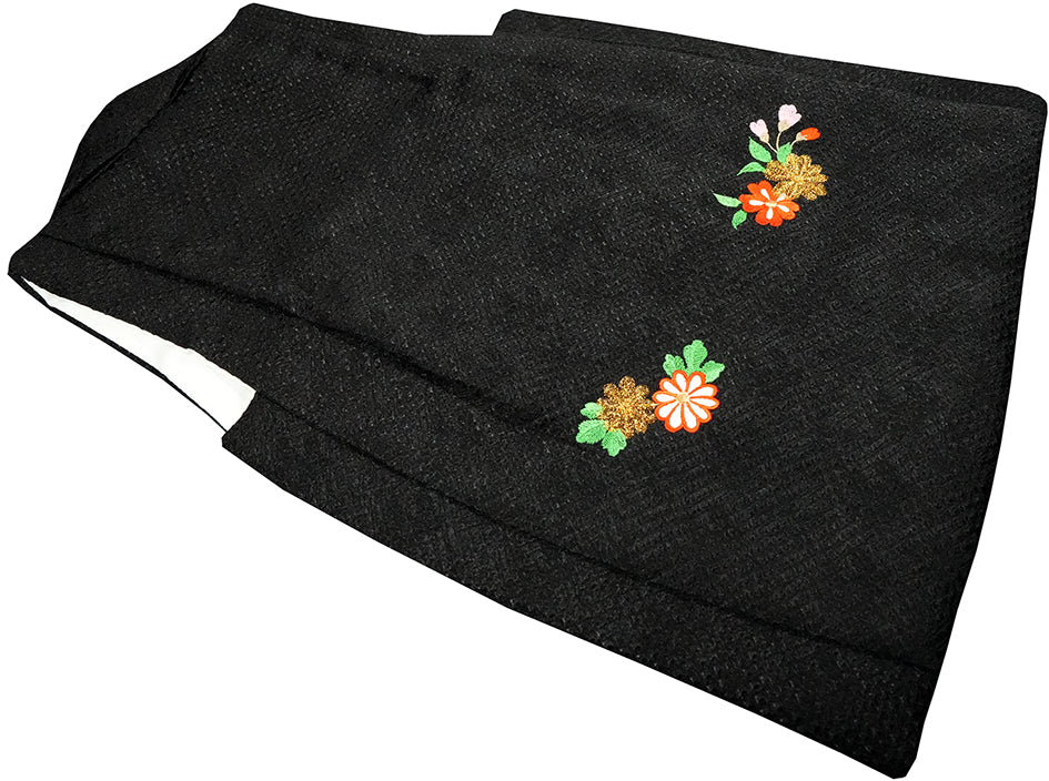 七五三 女児三歳用 被布コート  正絹 絞り 新品ht329