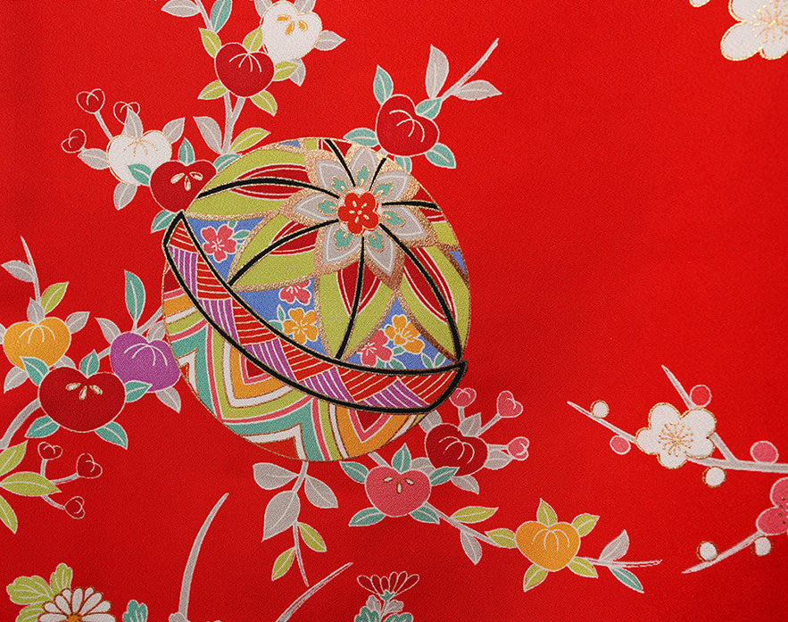 七五三 着物 3歳 女の子 正絹 被布セット 新品73jc1013