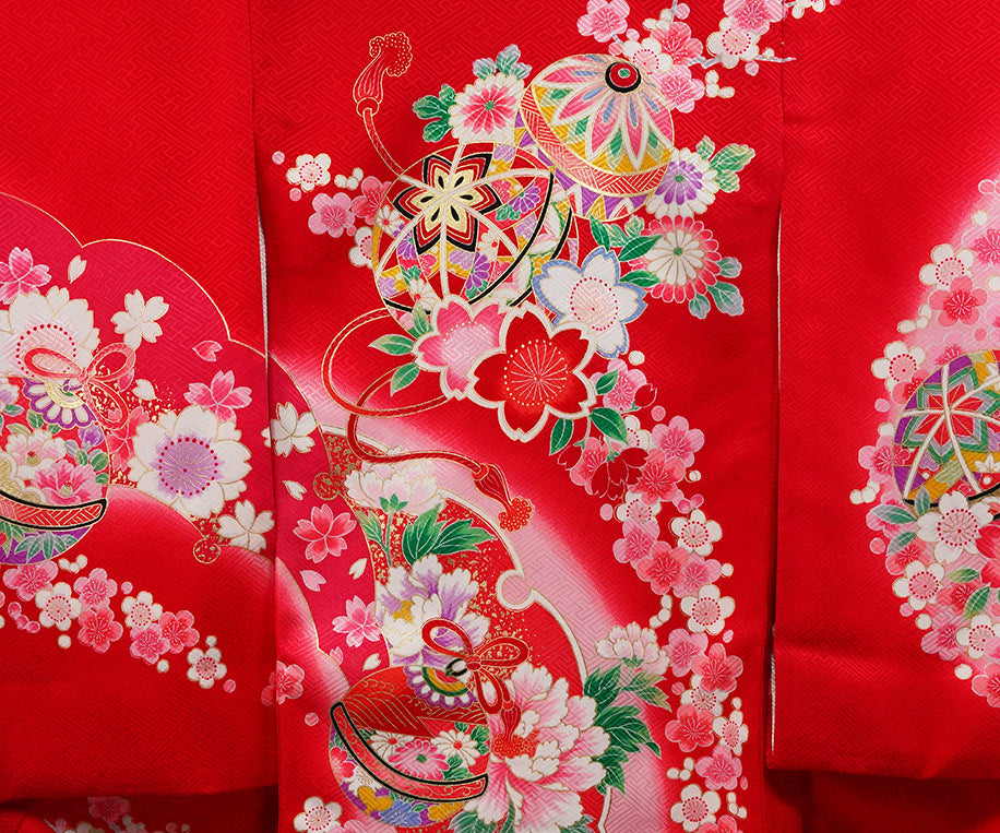 お宮参り 着物 女児祝着 正絹 のしめ 初着 産着 新品j31001