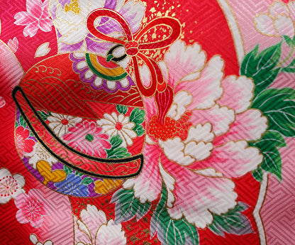 お宮参り 着物 女児祝着 正絹 のしめ 初着 産着 新品j31001