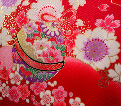 お宮参り 着物 女児祝着 正絹 のしめ 初着 産着 新品j31001