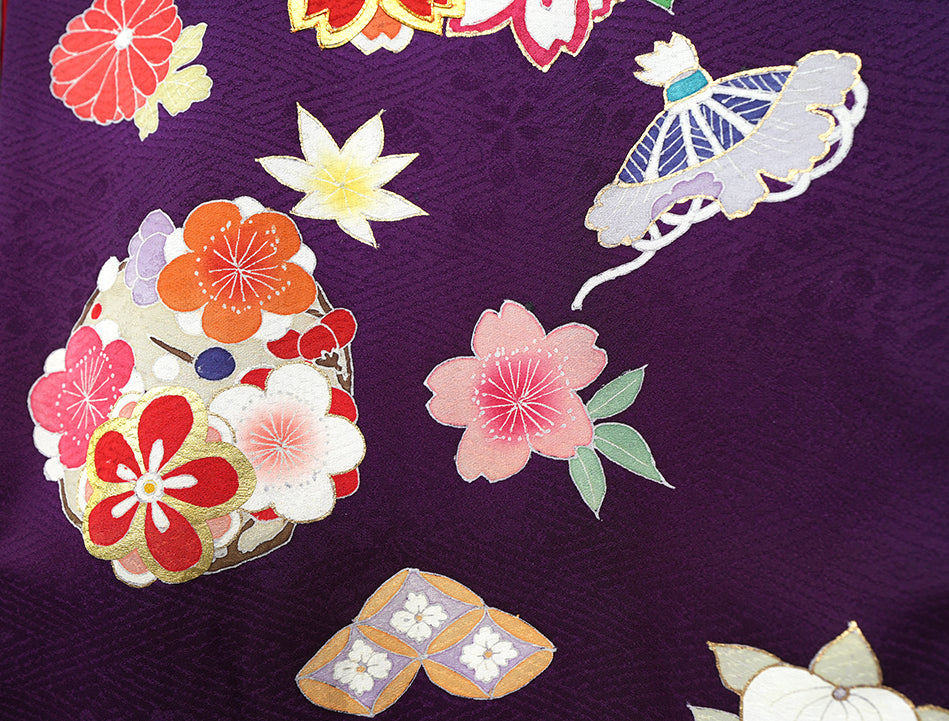 お宮参り 着物 女 女児祝着 正絹 のしめ 初着 産着 新品j31013