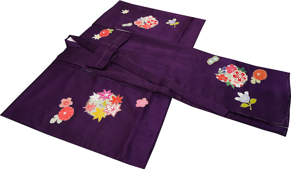 お宮参り 着物 女 女児祝着 正絹 のしめ 初着 産着 新品j31013