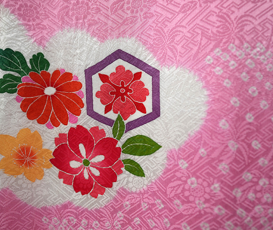 お宮参り 着物 女児祝着 正絹 のしめ 初着 産着 新品j31020