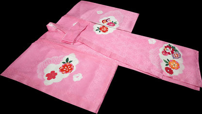 お宮参り 着物 女児祝着 正絹 のしめ 初着 産着 新品j31020