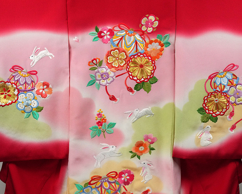 お宮参り 着物 女児祝着 正絹 のしめ 初着 産着 新品j31040