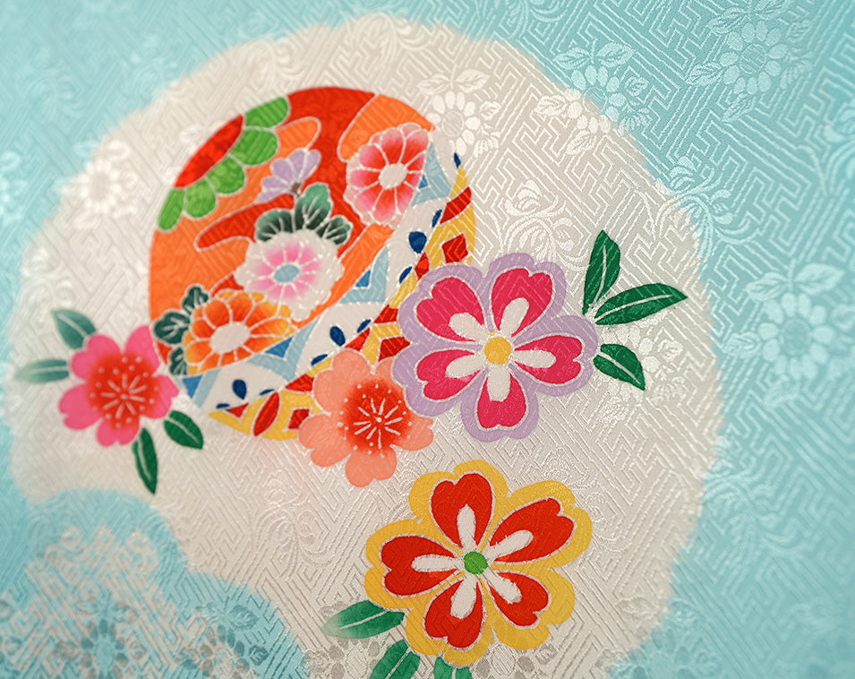 お宮参り 着物 女児祝着 正絹 のしめ 初着 産着 新品j31049