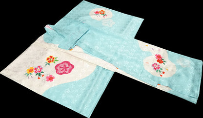 お宮参り 着物 女児祝着 正絹 のしめ 初着 産着 新品j31049