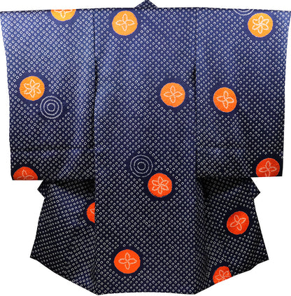 お宮参り 着物 女の子 女児祝着 正絹 のしめ 初着 産着 新品j3108