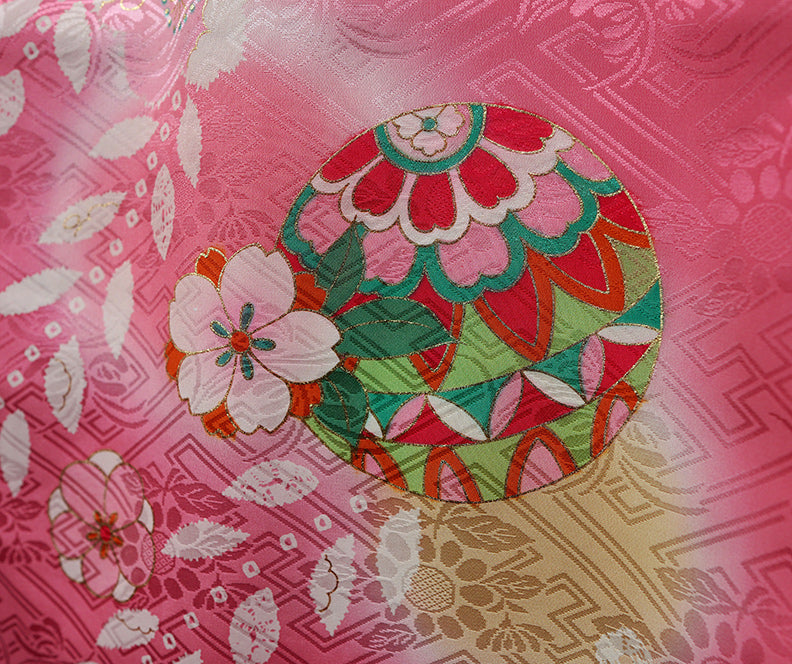 お宮参り 着物 女児祝着 正絹 のしめ 初着 産着 新品j3202