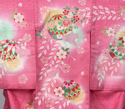 お宮参り 着物 女児祝着 正絹 のしめ 初着 産着 新品j3202