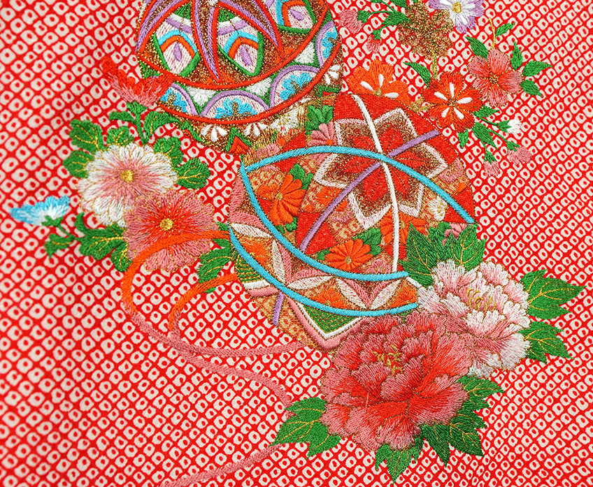 お宮参り 着物 女の子 祝着 正絹 のしめ 初着 産着 新品j3905