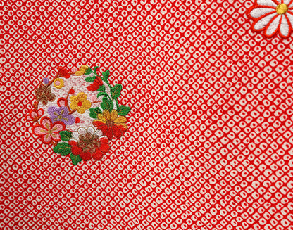 お宮参り 着物 女の子 祝着 正絹 のしめ 初着 産着 新品j3905