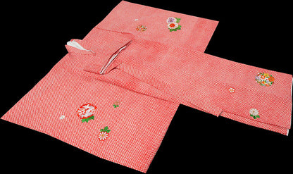 お宮参り 着物 女の子 祝着 正絹 のしめ 初着 産着 新品j3905