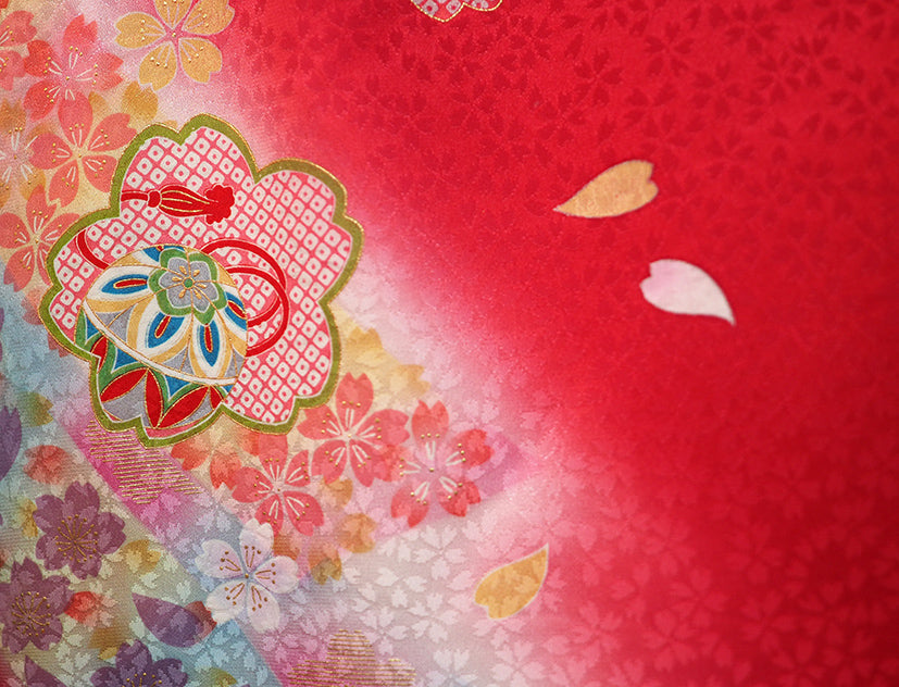 お宮参り 着物 女児祝着 正絹 のしめ 初着 産着 新品j4301