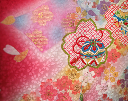 お宮参り 着物 女児祝着 正絹 のしめ 初着 産着 新品j4301